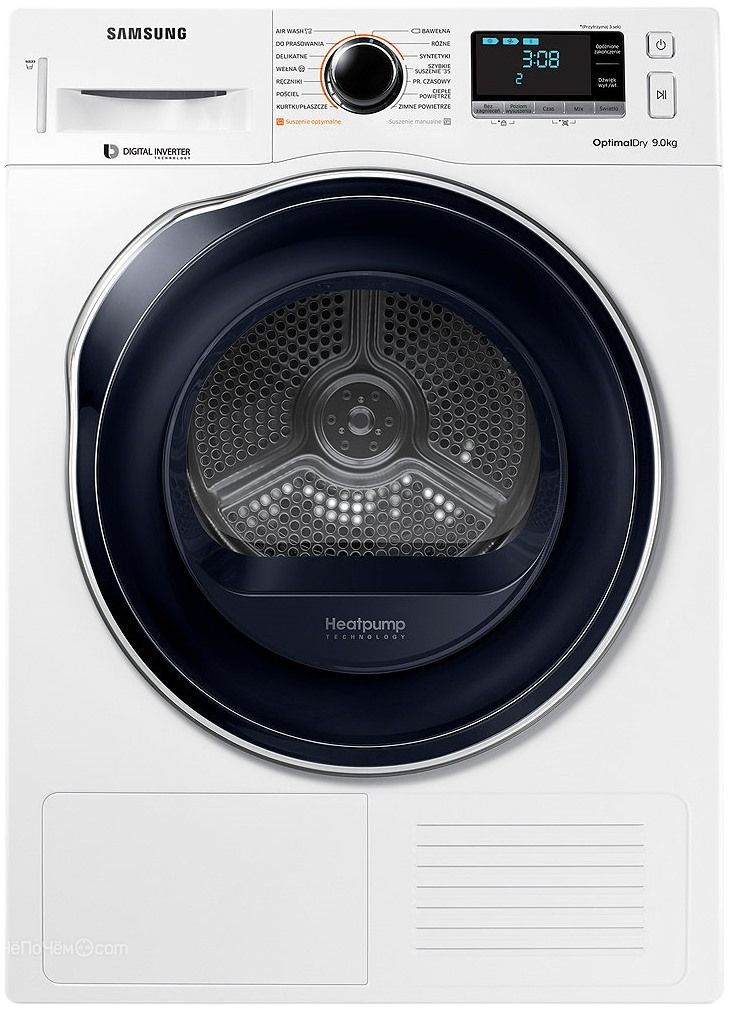Замена электродвигателя Samsung DV90M6200CW